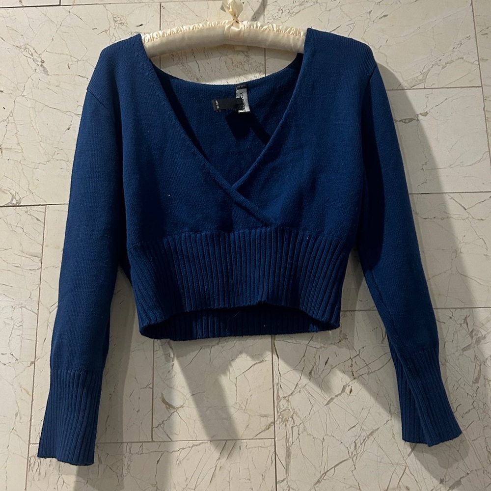navy blue cardigan